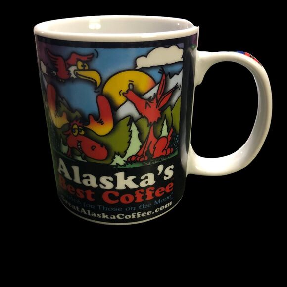 Alaska’s Best Coffee Mug, Great Alaska Coffee Cup, Funny Comical Coffee Mug - Picture 2 of 12